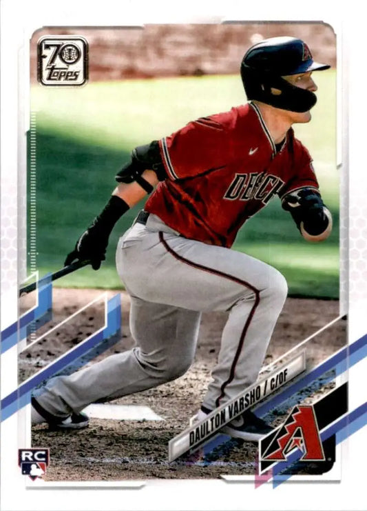 2021 Topps #10 Daulton Varsho NM-MT RC Rookie Arizona Diamondbacks Baseball Card - Baseball Card Single