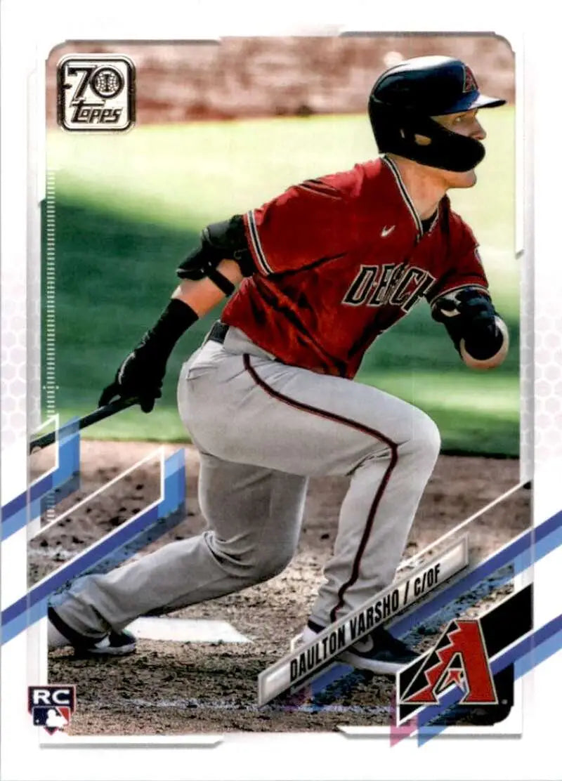 2021 Topps #10 Daulton Varsho NM-MT RC Rookie Arizona Diamondbacks Baseball Card - Baseball Card Single
