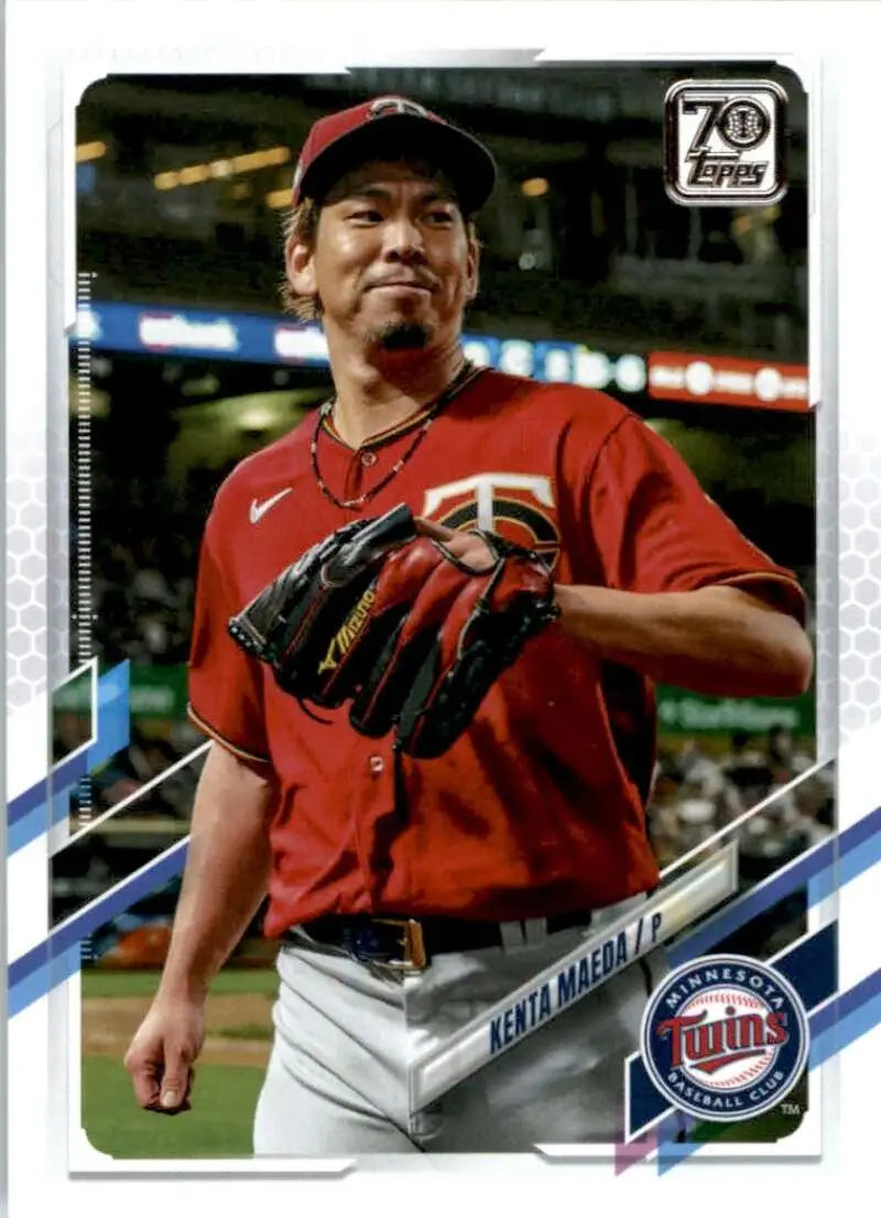 2021 Topps #104 Kenta Maeda NM-MT Minnesota Twins Baseball Card - Baseball Card Single