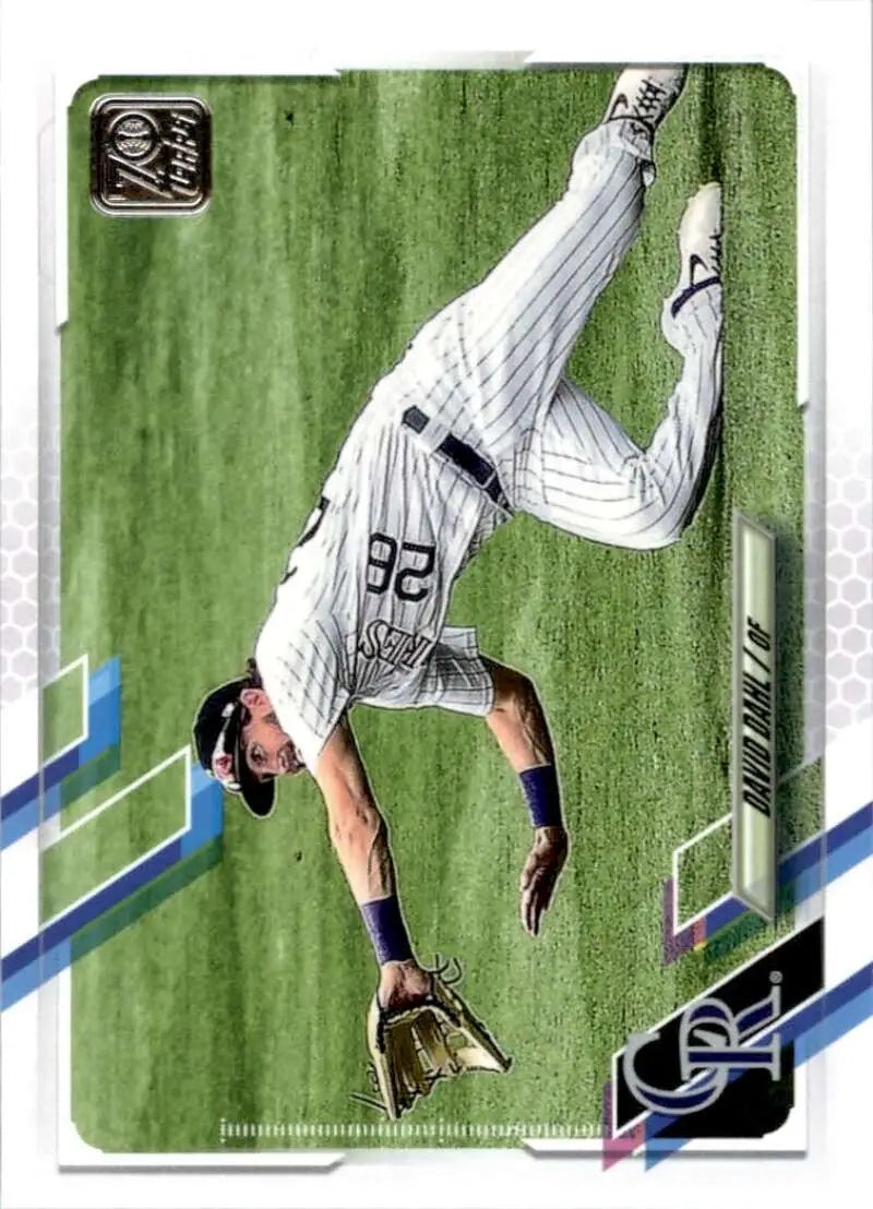 2021 Topps #107 David Dahl NM-MT Colorado Rockies Baseball Card - Baseball Card Single