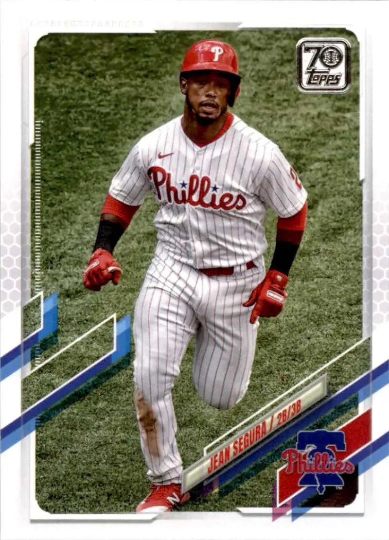 2021 Topps #109 Jean Segura NM-MT Philadelphia Phillies Baseball Card - Baseball Card Single