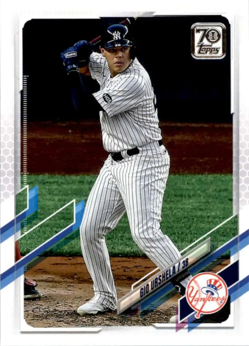 2021 Topps #117 Gio Urshela NM-MT New York Yankees Baseball Card - Baseball Card Single