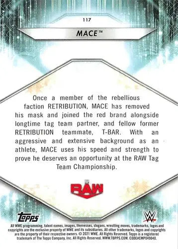 2021 Topps #117 Mace RC NM-MT - Baseball Card Single