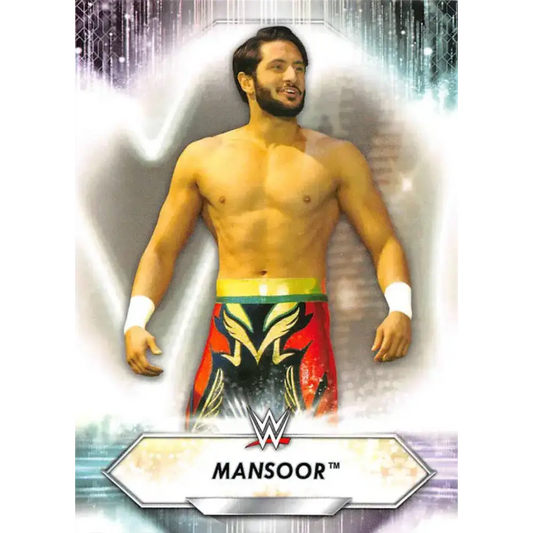 2021 Topps #118 Mansoor NM-MT Wrestling Card - Wrestling Card Single