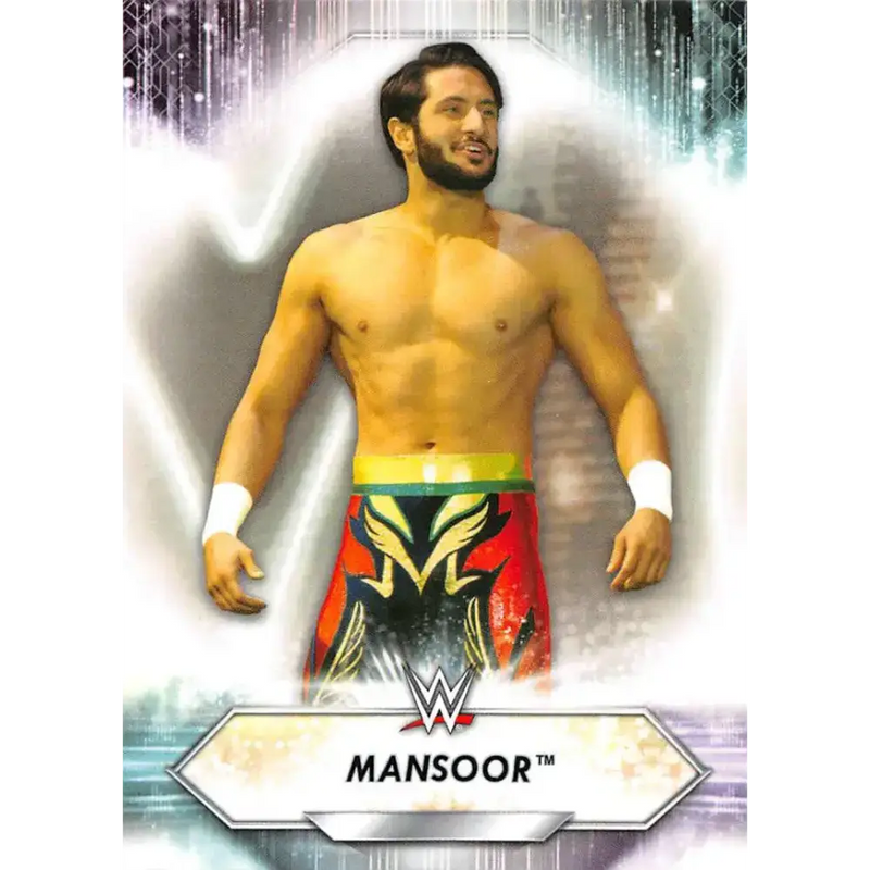 2021 Topps #118 Mansoor NM-MT Wrestling Card - Non-Sports Card Single