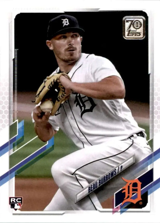 2021 Topps #123 Beau Burrows NM-MT RC Rookie Detroit Tigers Baseball Card - Baseball Card Single
