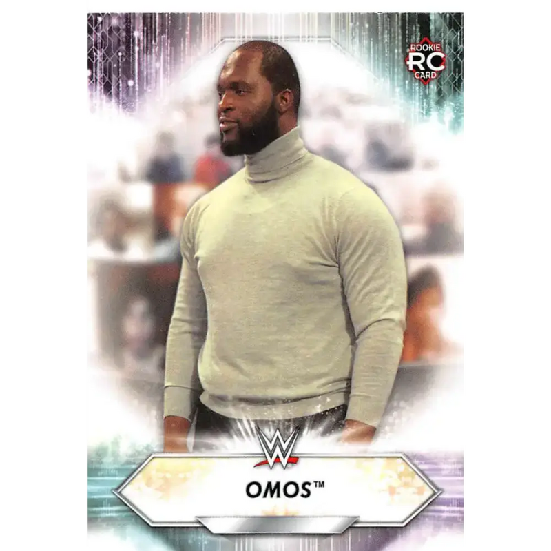 2021 Topps #124 Omos NM-MT RC Rookie Wrestling Card - Wrestling Card Single
