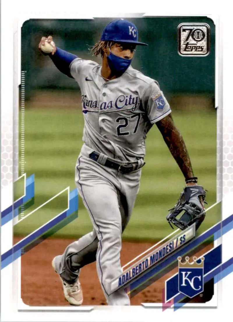 2021 Topps #125 Adalberto Mondesi NM-MT Kansas City Royals Baseball Card - Baseball Card Single