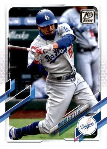 2021 Topps #13 Mookie Betts NM-MT Dodgers ID:74838 - Baseball Card Single