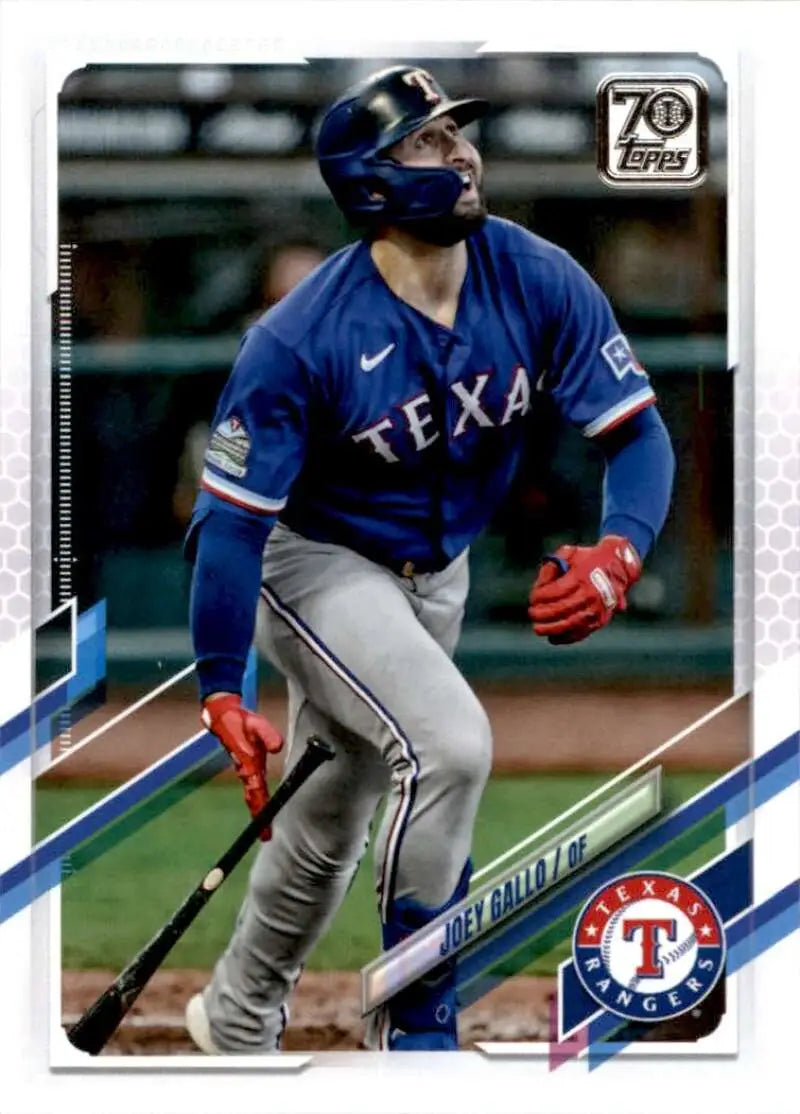 2021 Topps #131 Joey Gallo NM-MT Texas Rangers Baseball Card - Baseball Card Single