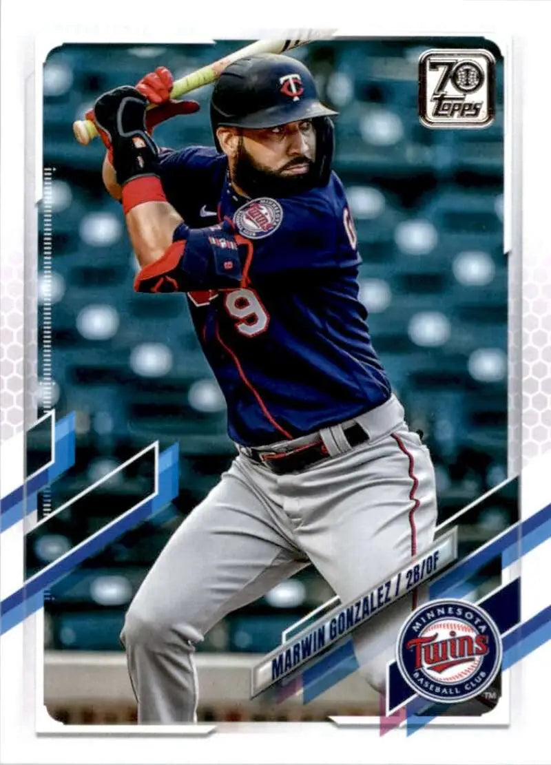 2021 Topps #132 Marwin Gonzalez NM-MT Minnesota Twins Baseball Card - Baseball Card Single