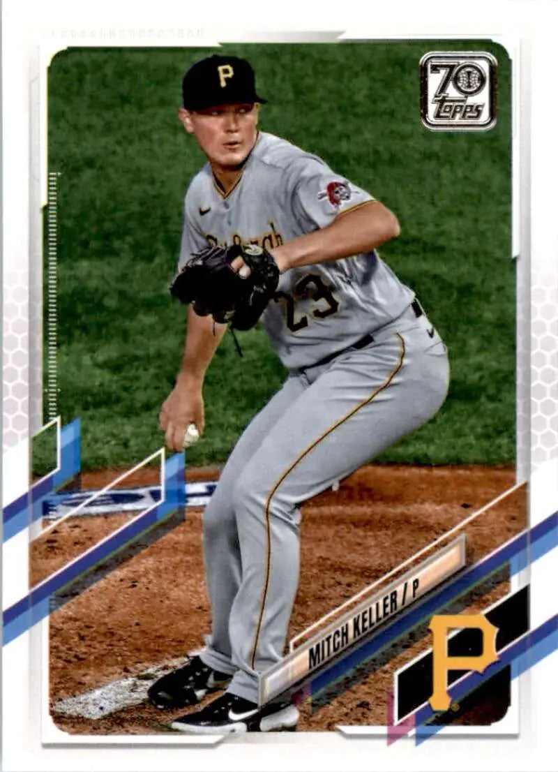 2021 Topps #133 Mitch Keller NM-MT Pittsburgh Pirates Baseball Card - Baseball Card Single