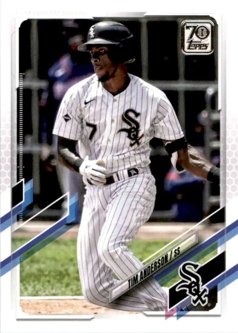 2021 Topps #138 Tim Anderson NM-MT Chicago White Sox Baseball Card - Baseball Card Single