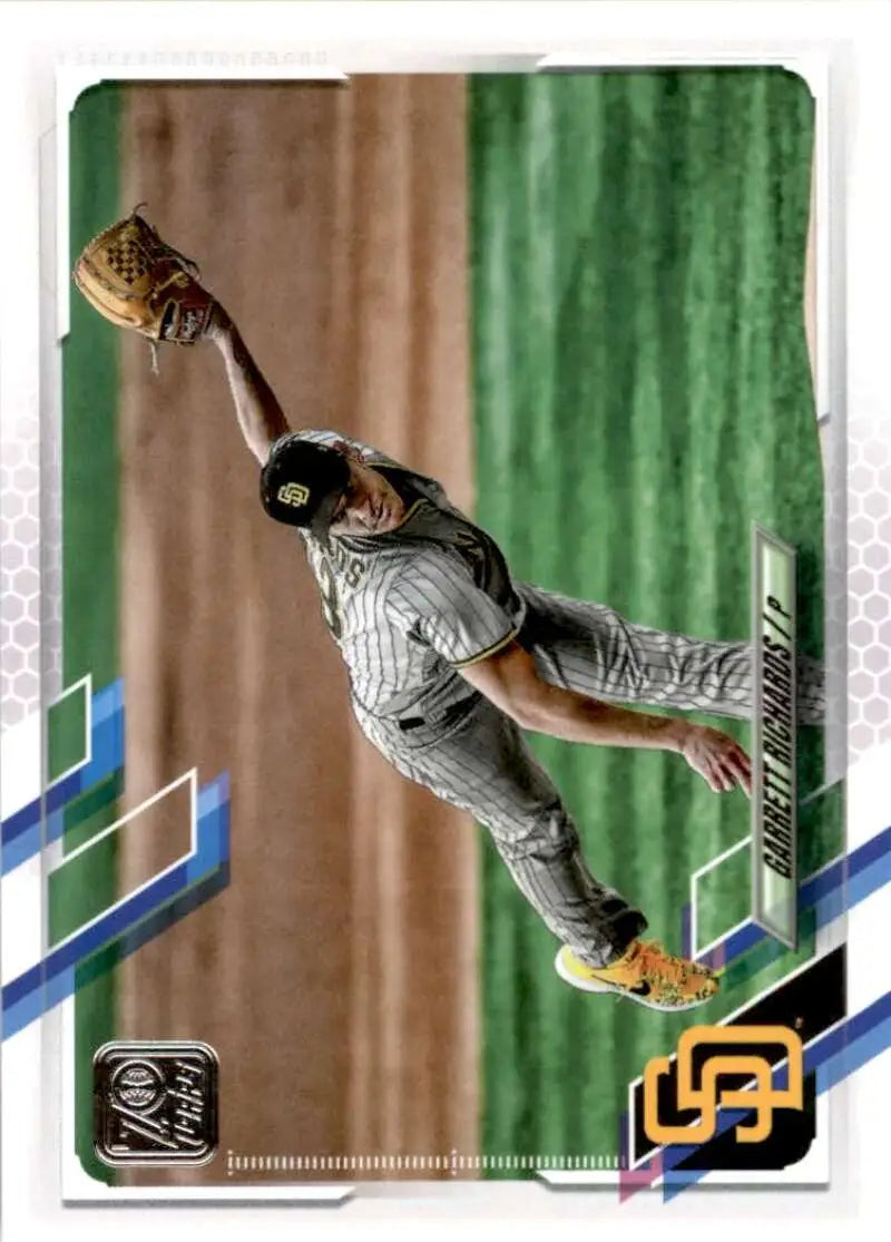 2021 Topps #140 Garrett Richards NM-MT San Diego Padres Baseball Card - Baseball Card Single