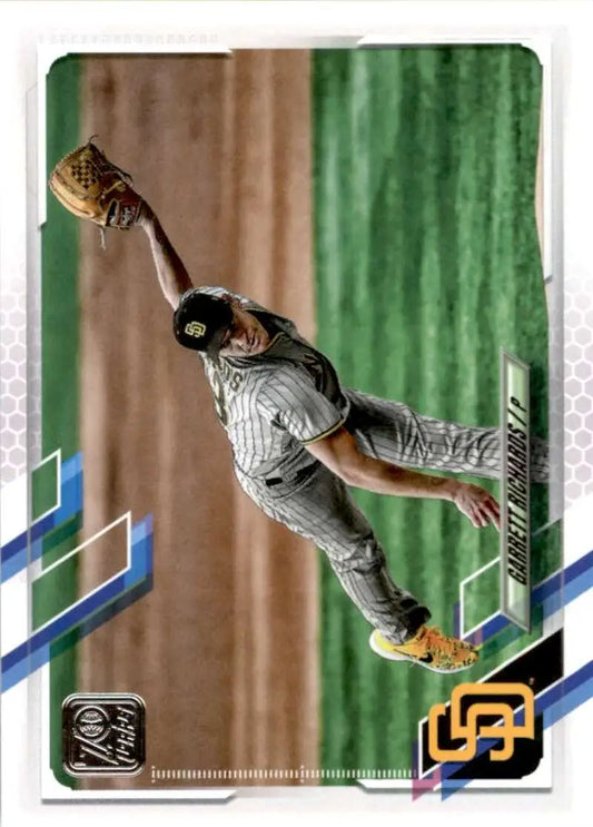 2021 Topps #140 Garrett Richards NM-MT San Diego Padres Baseball Card - Baseball Card Single