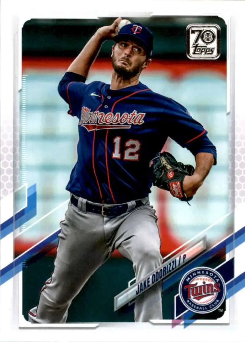 2021 Topps #142 Jake Odorizzi NM-MT Minnesota Twins Baseball Card - Baseball Card Single