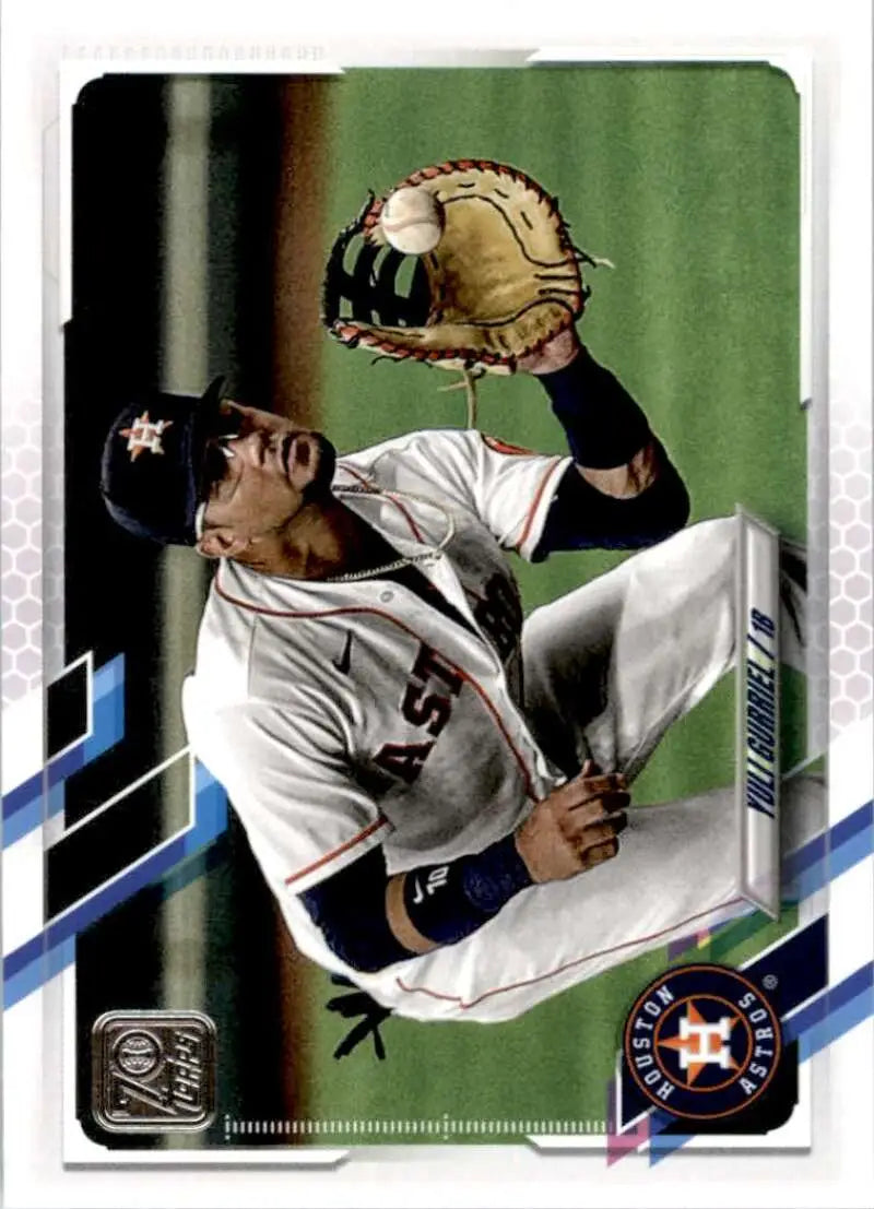 2021 Topps #147 Yuli Gurriel NM-MT Houston Astros Baseball Card - Baseball Card Single