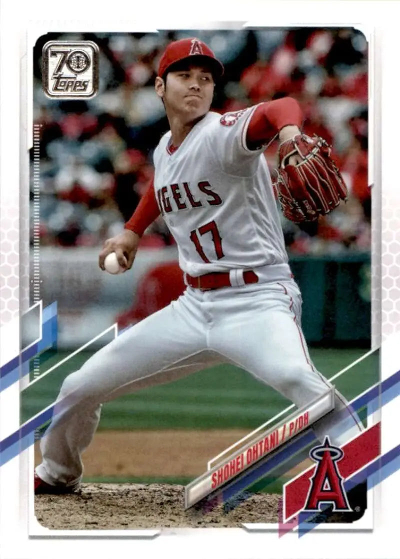 2021 Topps #150 Shohei Ohtani NM-MT Los Angeles Angels Baseball Card - Baseball Card Single