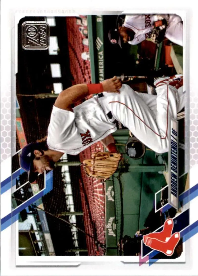 2021 Topps #154 Andrew Benintendi NM-MT Boston Red Sox Baseball Card - Baseball Card Single