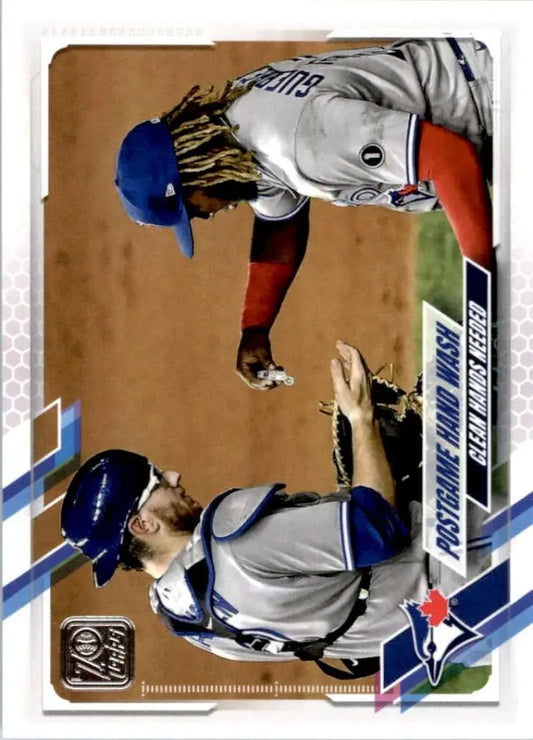 2021 Topps #159 Postgame Hand Wash NM-MT Toronto Blue Jays Baseball Card - Baseball Card Single