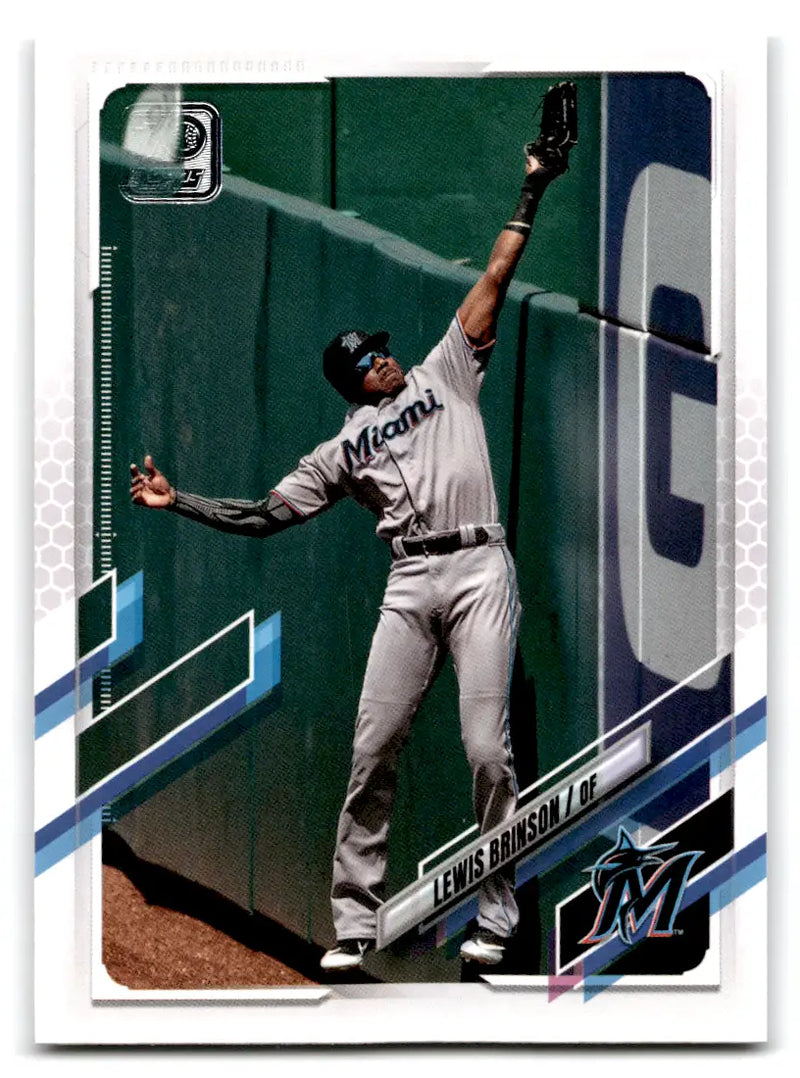 2021 Topps - #161 Lewis Brinson Marlins - Baseball Card Single