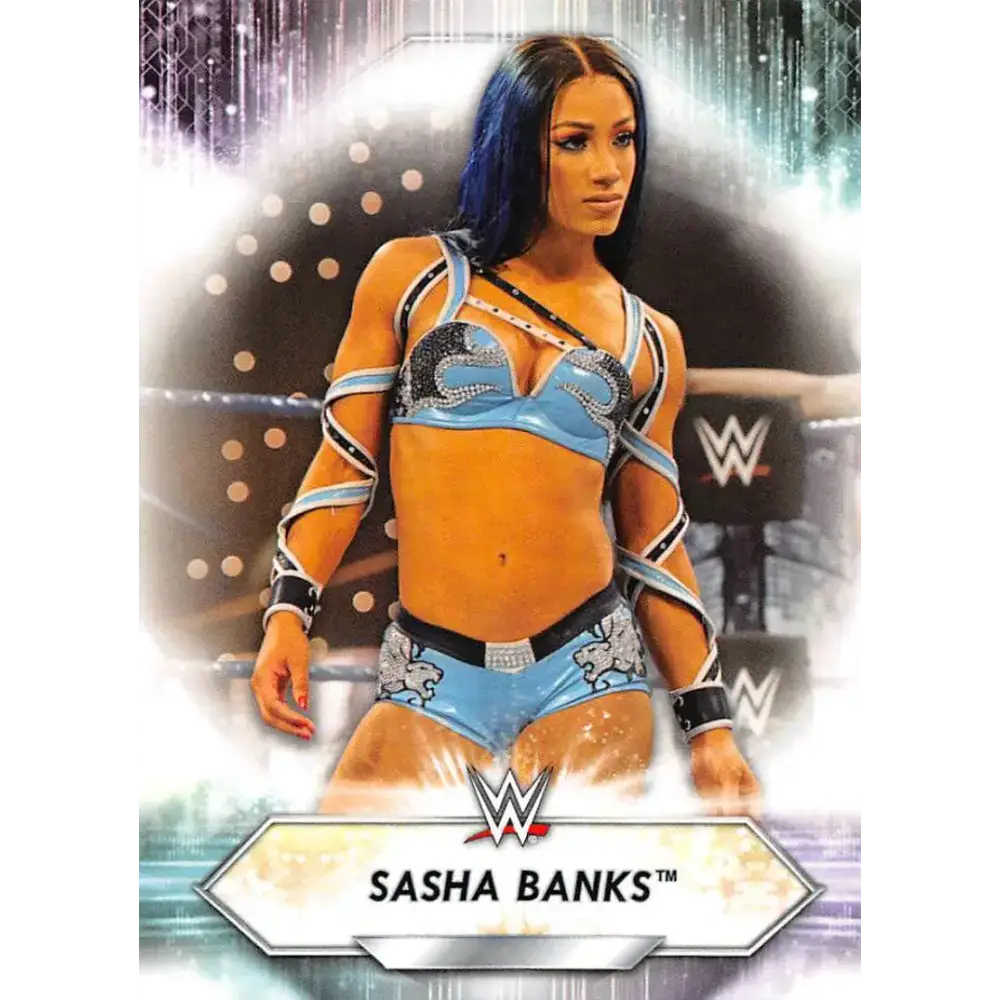 2021 Topps #163 Sasha Banks NM-MT Wrestling Card - Other