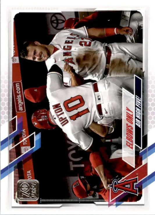 2021 Topps #166 Elbows Only NM-MT Los Angeles Angels Baseball Card - Baseball Card Single