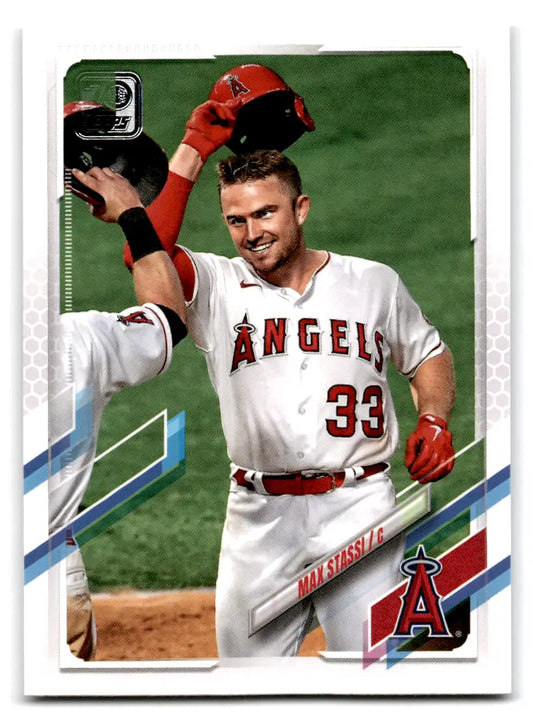 2021 Topps - #168 Max Stassi Angels - Baseball Card Single