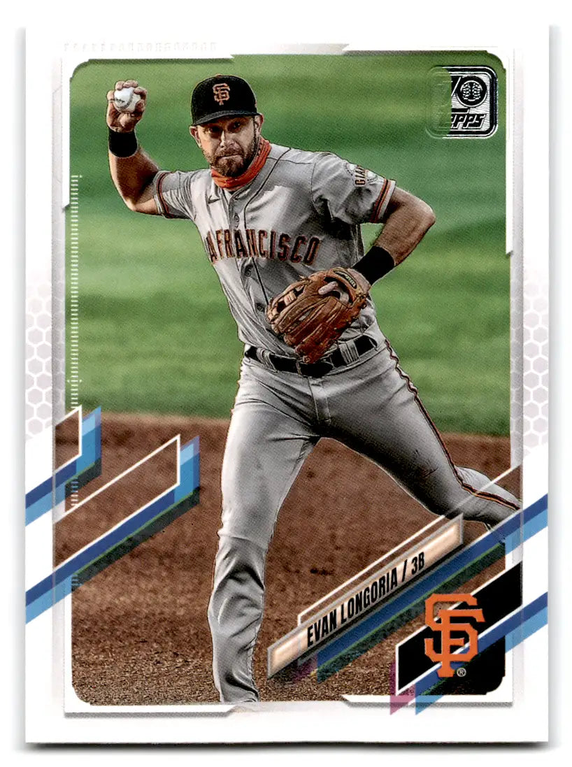 2021 Topps - #173 Evan Longoria Giants - Baseball Card Single
