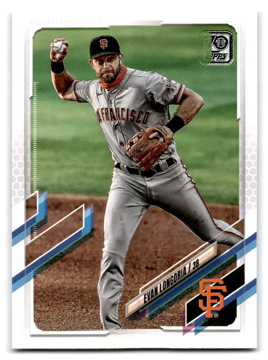 2021 Topps - #173 Evan Longoria Giants - Baseball Card Single