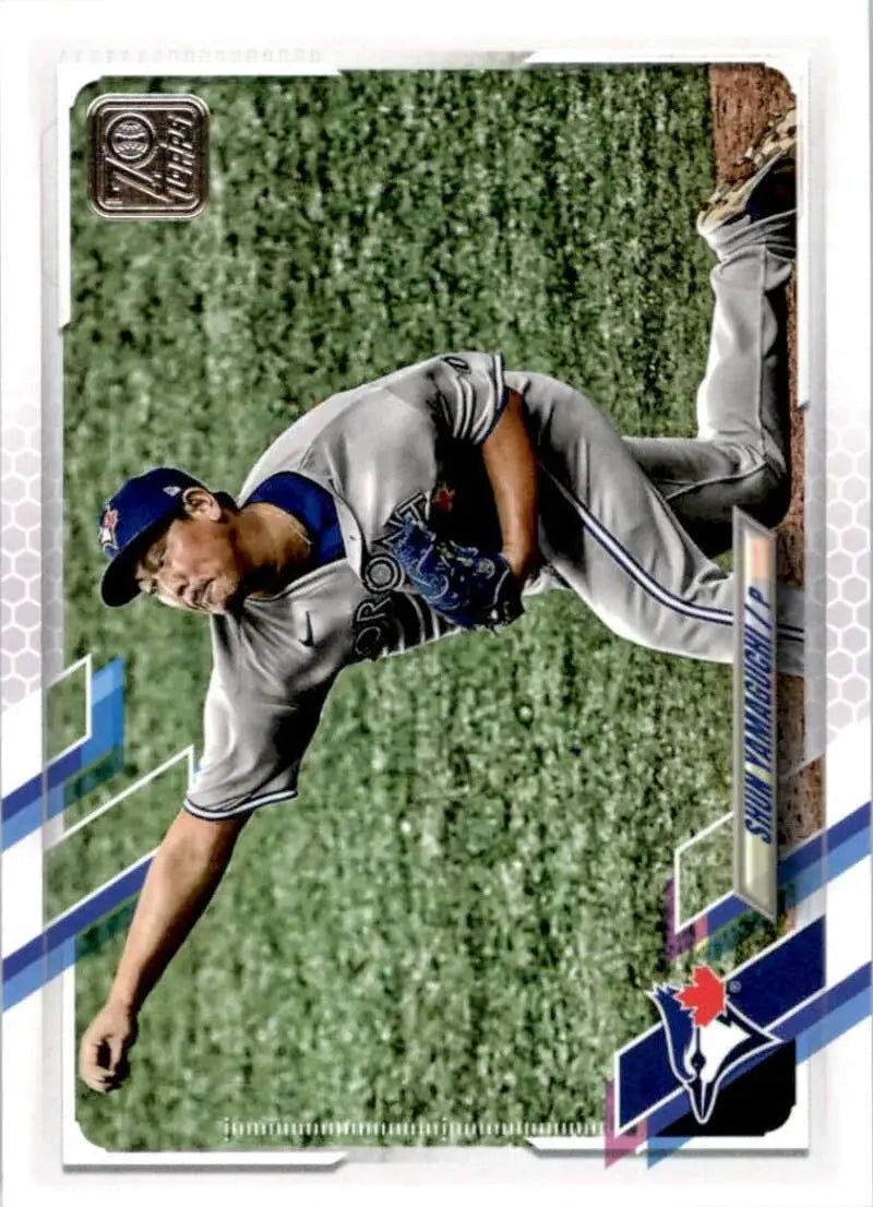 2021 Topps #18 Shun Yamaguchi NM-MT Toronto Blue Jays Baseball Card - Baseball Card Single