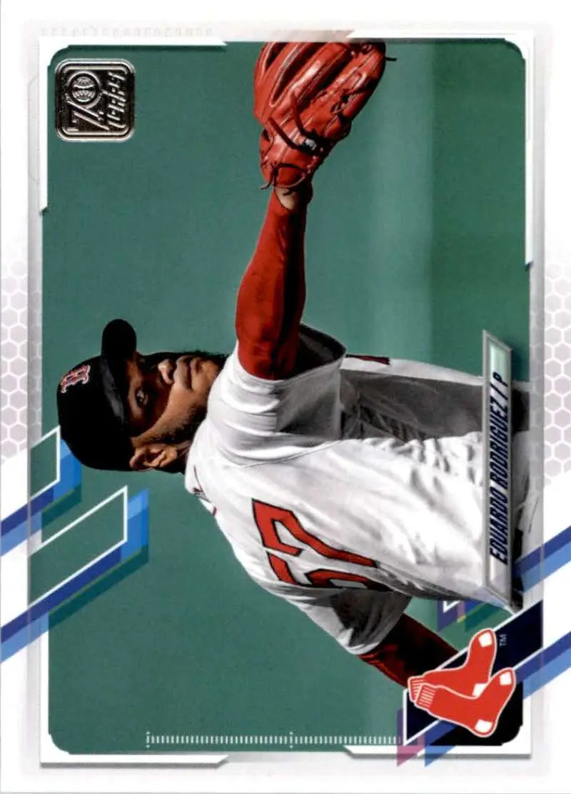 2021 Topps #182 Eduardo Rodriguez NM-MT Boston Red Sox Baseball Card - Baseball Card Single