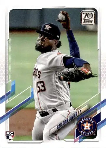 2021 Topps #183 Cristian Javier NM-MT RC Rookie Astros - Baseball Card Single