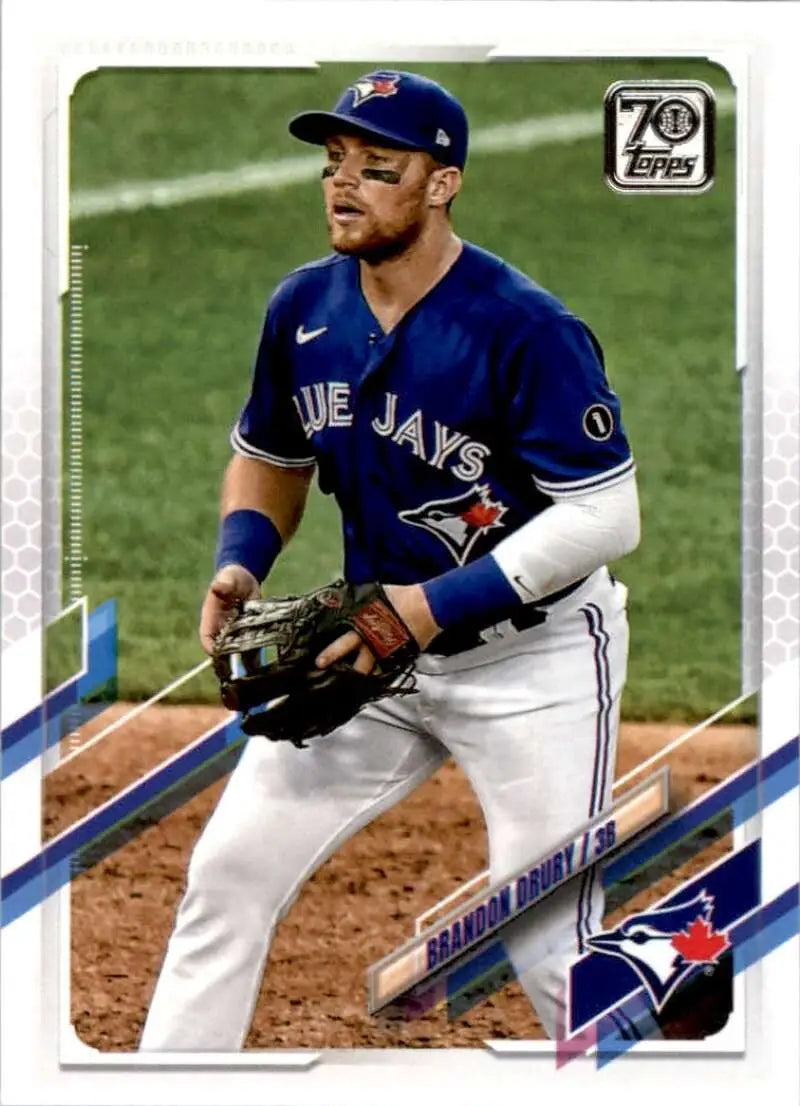 2021 Topps #188 Brandon Drury NM-MT Toronto Blue Jays Baseball Card - Baseball Card Single