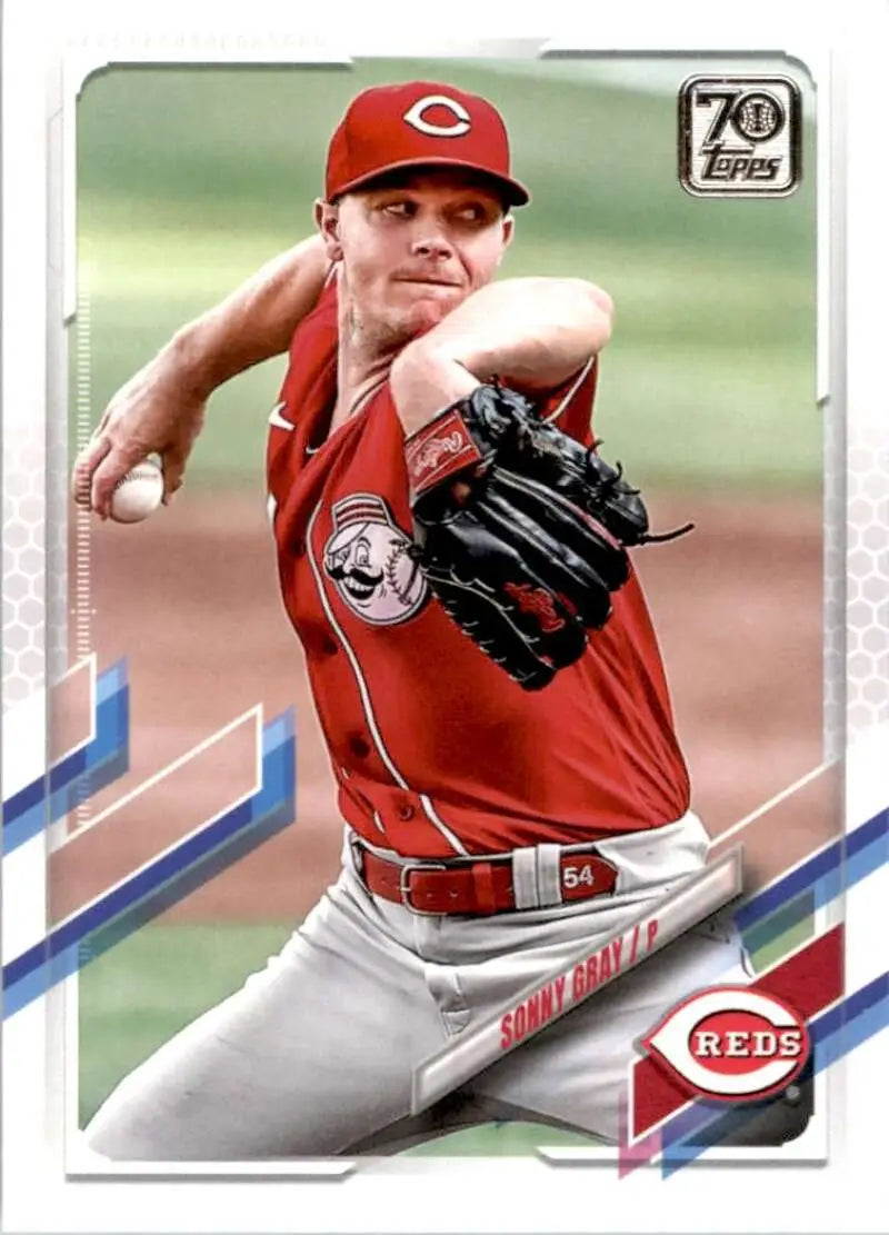 2021 Topps #190 Sonny Gray NM-MT Cincinnati Reds Baseball Card - Baseball Card Single