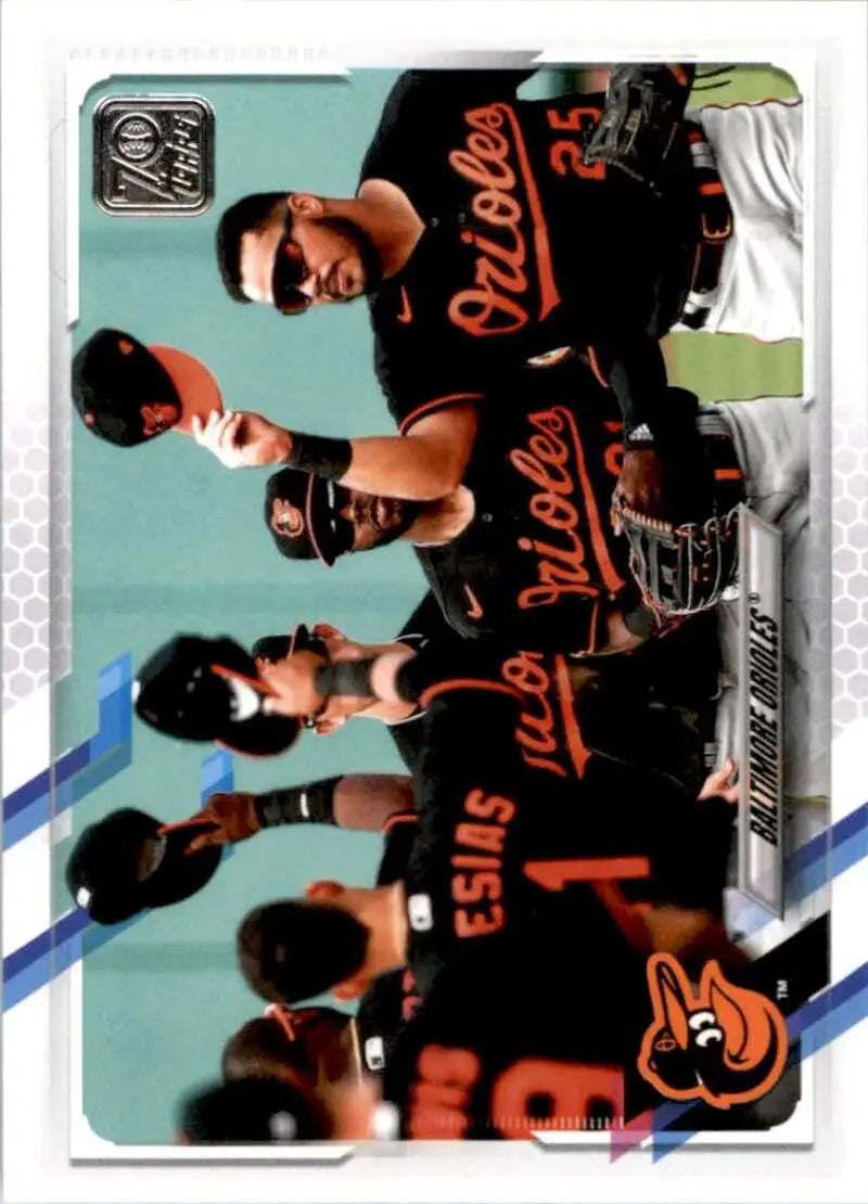 2021 Topps #195 Baltimore Orioles NM-MT Baseball Card - Baseball Card Single