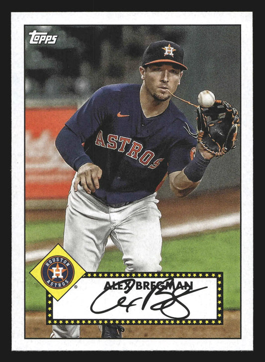 2021 Topps 1952 Topps Redux Alex Bregman #T52-11 Houston Astros - Baseball Card Single
