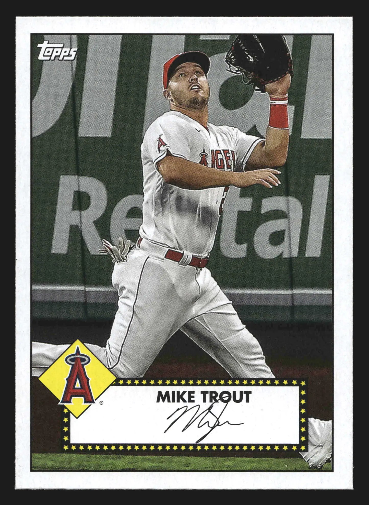 2021 Topps 1952 Topps Redux Mike Trout #T52-27 Angels - Baseball Card Single
