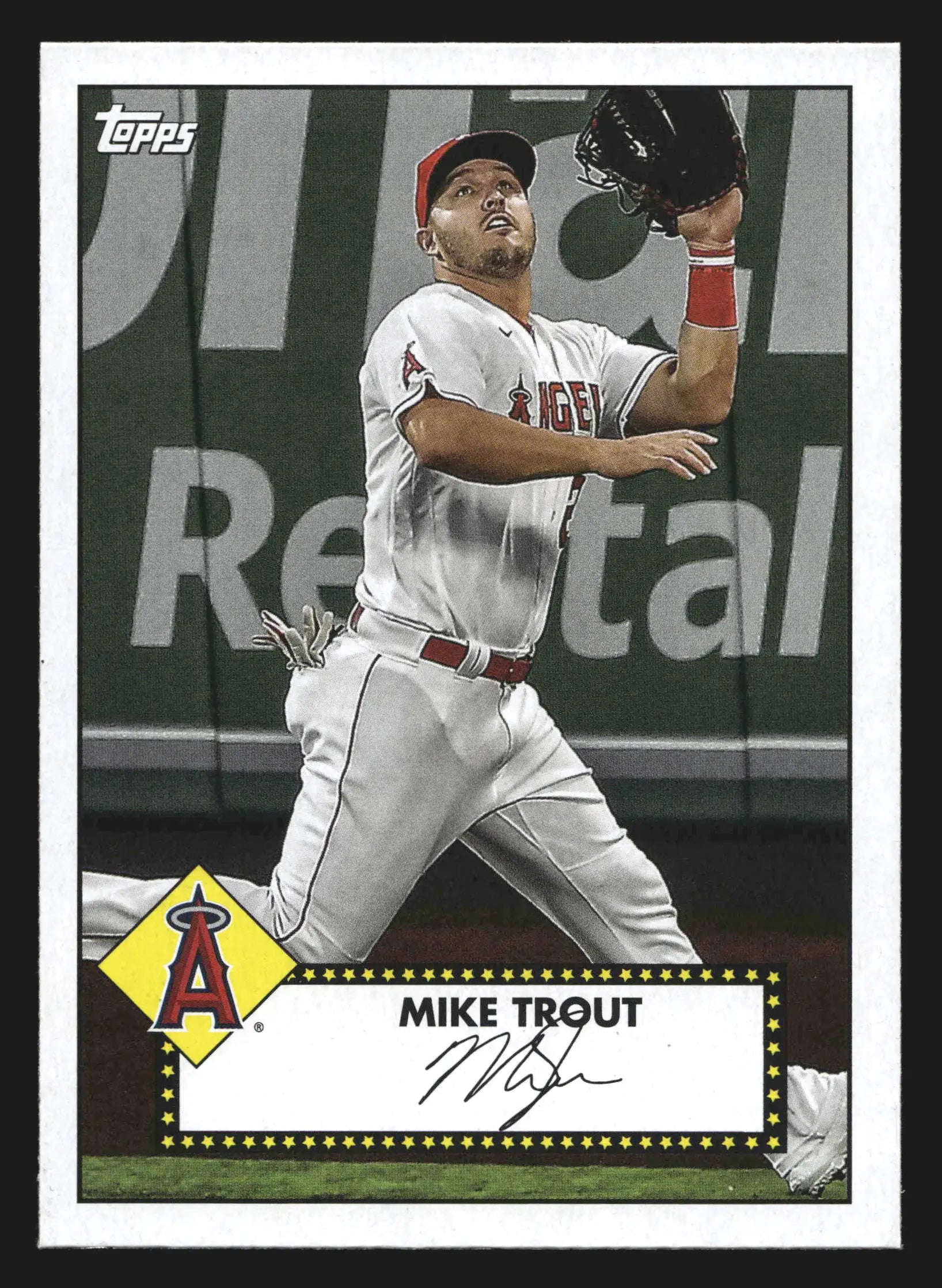2021 Topps 1952 Topps Redux Mike Trout #T52-27 Angels - Baseball Card Single
