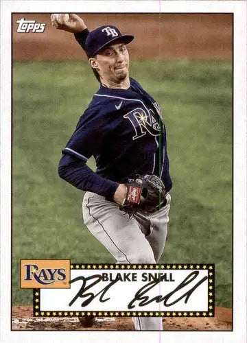 2021 Topps 1952 Topps Redux #T52-36 Blake Snell NM-MT Rays - Baseball Card Single