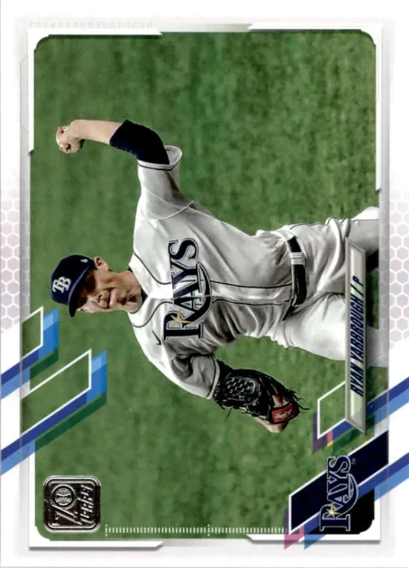 2021 Topps #196 Ryan Yarbrough NM-MT Tampa Bay Rays Baseball Card - Baseball Card Single