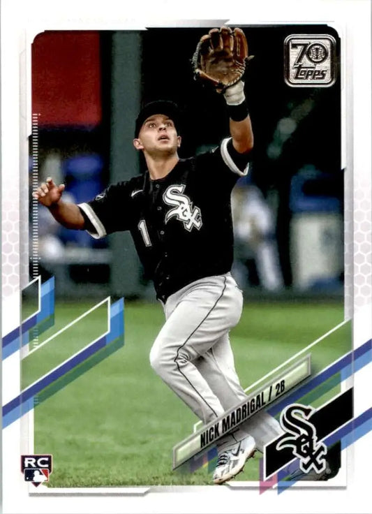 2021 Topps #197 Nick Madrigal NM-MT RC Rookie Chicago White Sox Baseball Card - Baseball Card Single