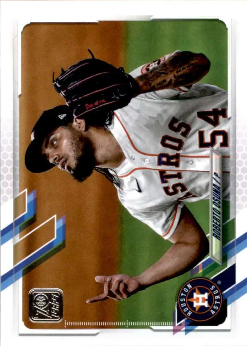2021 Topps #2 Roberto Osuna NM-MT Houston Astros Baseball Card - Baseball Card Single