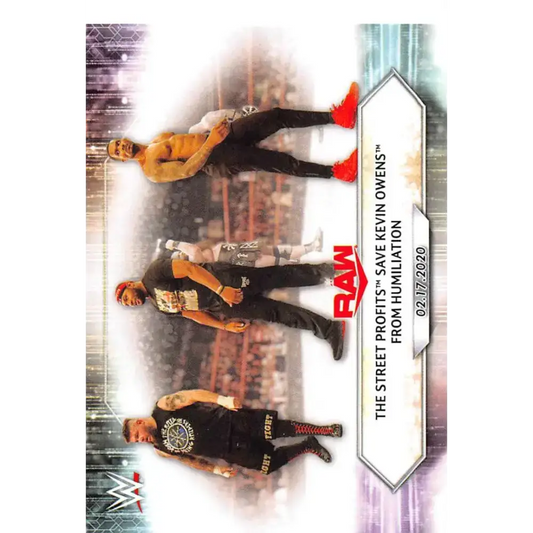 2021 Topps #20 The Street Profits NM-MT Wrestling Card - Wrestling Card Single