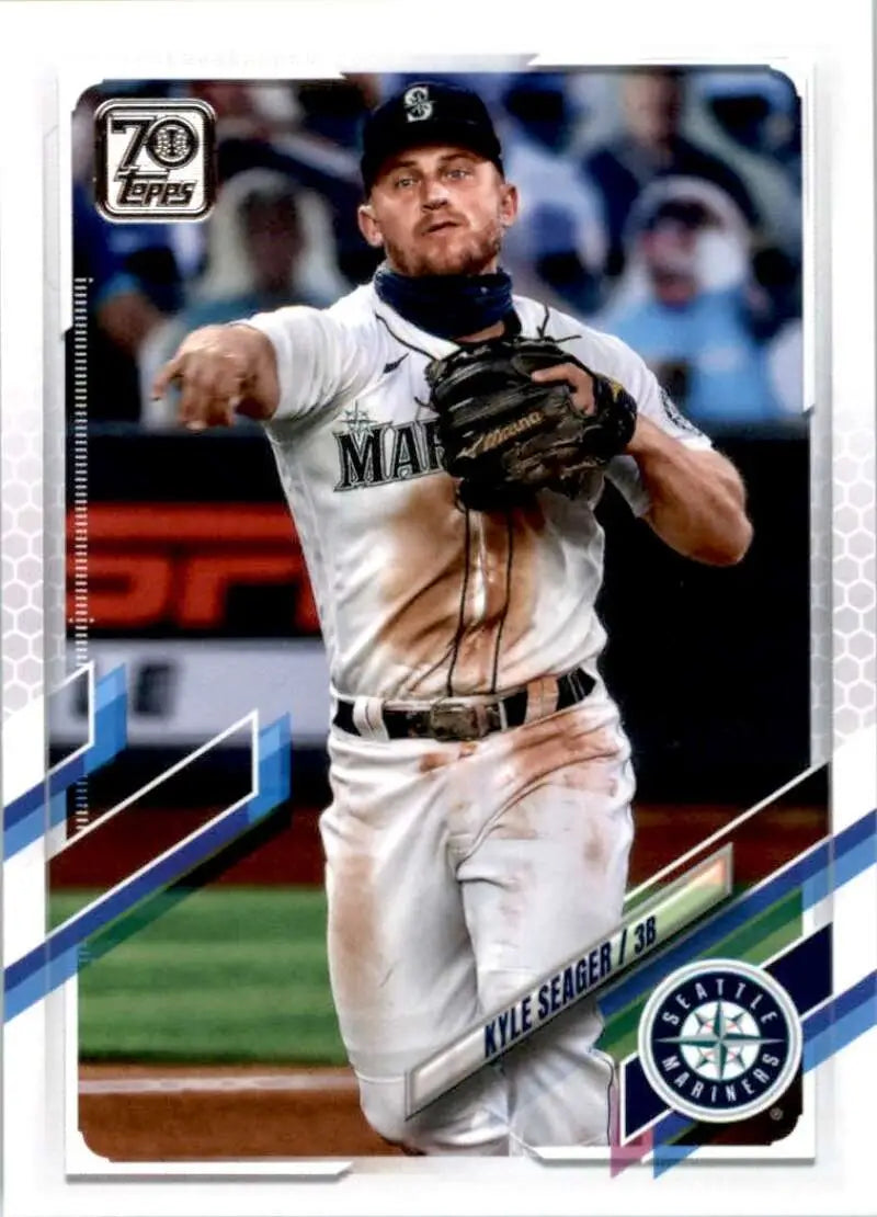 2021 Topps #204 Kyle Seager NM-MT Seattle Mariners Baseball Card - Baseball Card Single