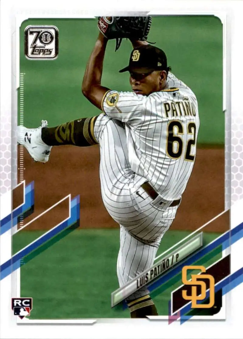 2021 Topps #205 Luis Patino NM-MT RC Rookie San Diego Padres Baseball Card - Baseball Card Single