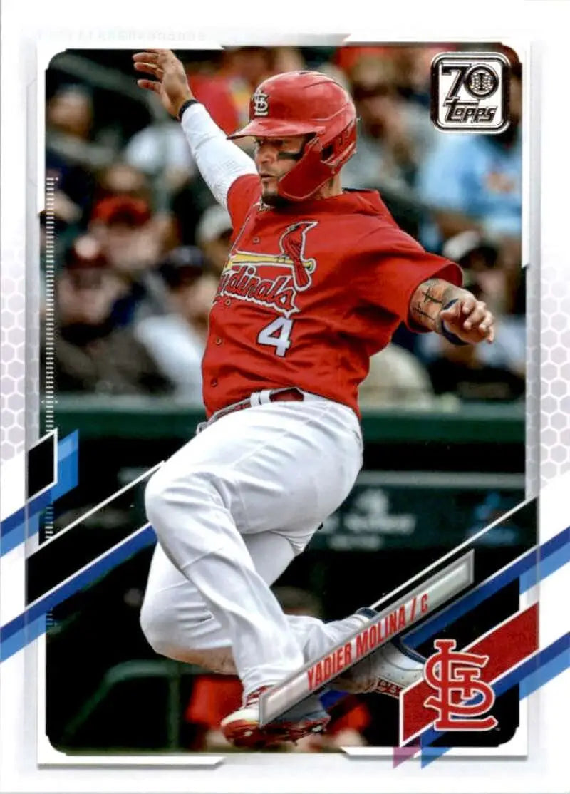 2021 Topps #207 Yadier Molina NM-MT St. Louis Cardinals Baseball Card - Baseball Card Single