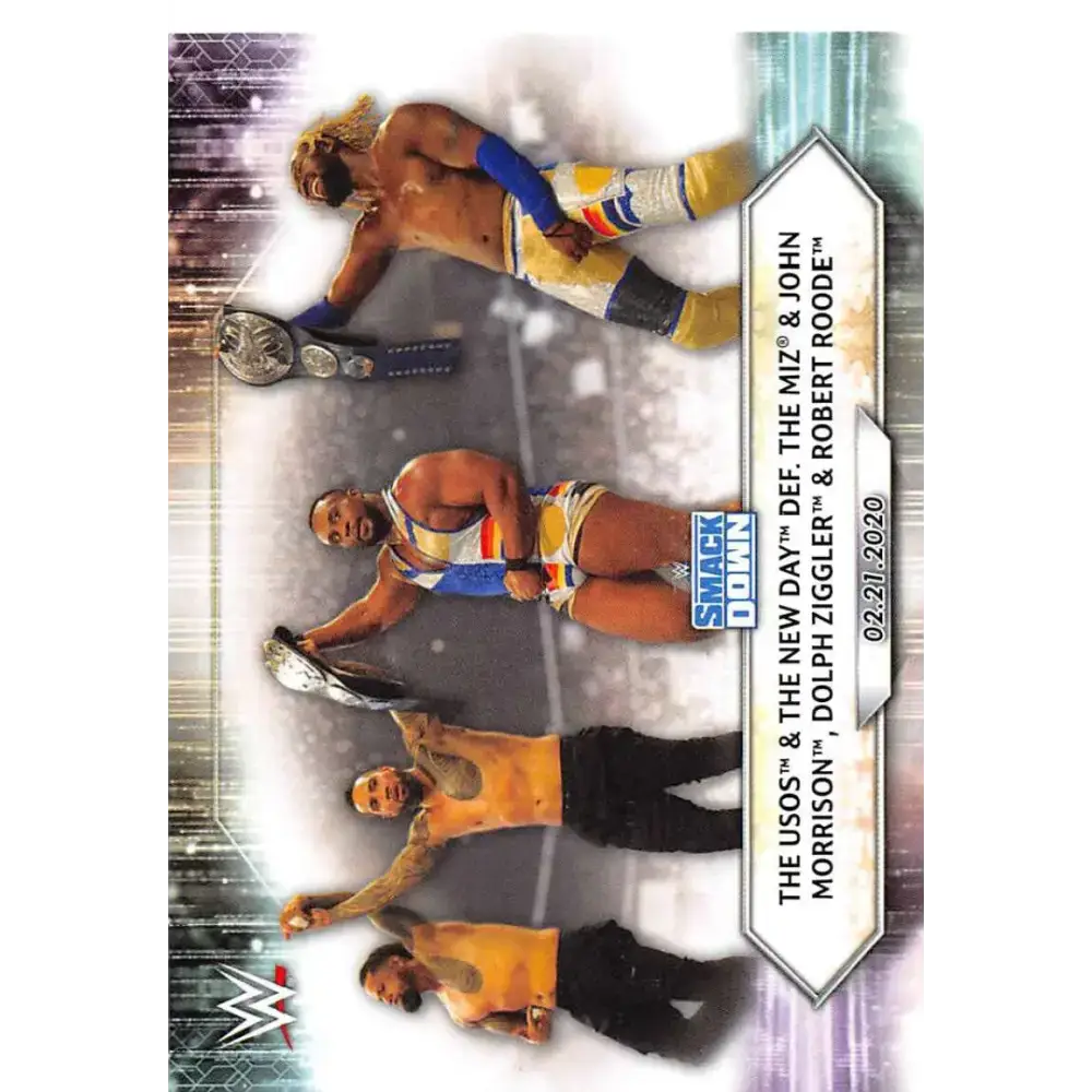 2021 Topps #21 The Usos/The New Day NM-MT Wrestling Card - Wrestling Card Single