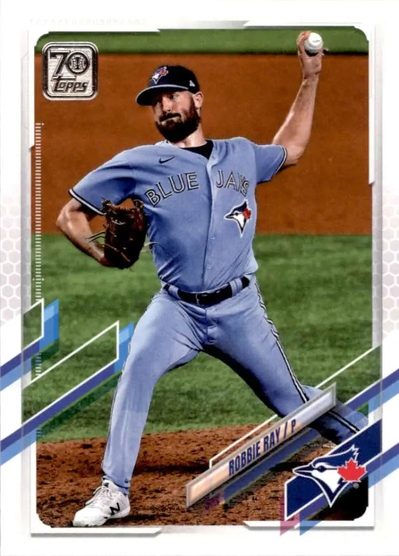 2021 Topps #212 Robbie Ray NM-MT Toronto Blue Jays Baseball Card - Baseball Card Single