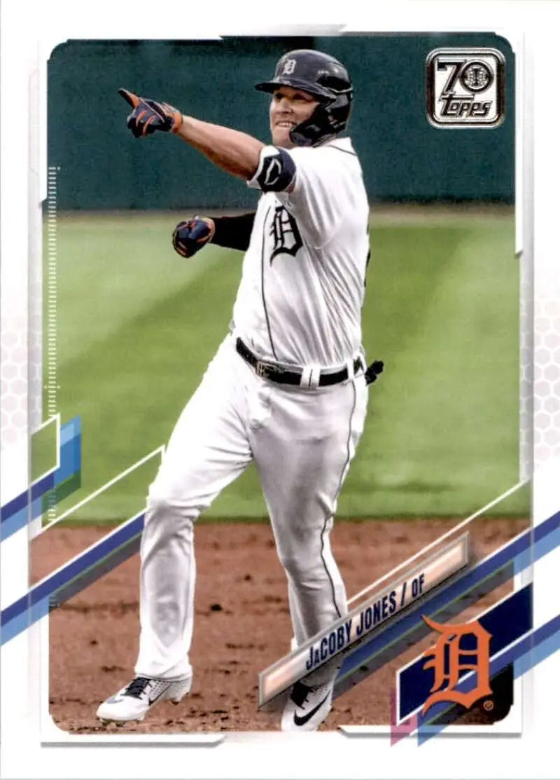 2021 Topps #213 JaCoby Jones NM-MT Detroit Tigers Baseball Card - Baseball Card Single